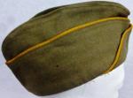 WWII OD Wool Cavalry Garrison Cap