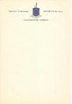 WWII Stationery 406th Infantry Service