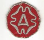Post WWII 9th Army German Made Patch