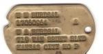 WWII Army Dog Tag W W Burdsal
