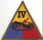 WWII Patch 4th Armored Corps