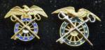 WWII Quartermaster Officer Insignia Pins