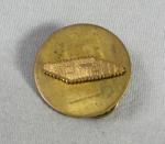 WWII Armored Tank Collar Disk Screw Back
