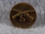 WWII Infantry Supply S Troop Collar Disc