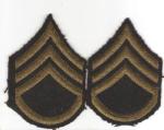 WWII Army Staff Sergeant Chevrons