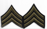 WWII Army Sergeant Chevrons