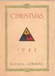 Menu 4th Armored 10th Infantry Christmas