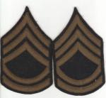 WWII Sergeant 1st Class Rank Patches
