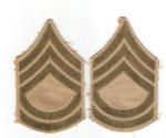 WWII Sergeant 1st Class Rank Patches