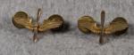 WWII Army Officer AAF Collar Pin Pair