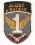 Patch 1st Allied Airborne English Made