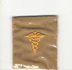 WWII Medical Officer Collar Insignia Patch Mint