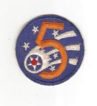 WWII 5th USAAF Army Air Force Patch