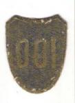Patch 100th Infantry Division Green Back 