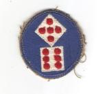 WWII 11th Corps Patch Large Dots