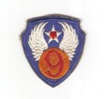 WWII 9th USAAF Patch