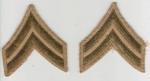 WWII Army Corporal Rank Set