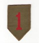 WWII 1st Infantry Division Patch German Made