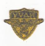 WWII Patch Navy V-5 Program Green Back