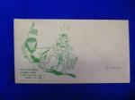 WWII Anti Mussolini Pro British Envelope