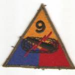 WWII 9th Armored Division Patch