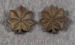 WWII Lt. Colonel Rank Insignia Pins Set