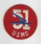 WWII USMC 51st Marine Defense Battalion Patch