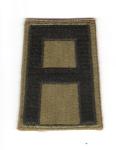 WWII 1st Army Patch White Back