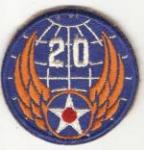 WWII 20th AAF Army Air Force Patch
