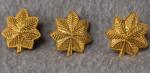 WWII Era Majors Rank Pin Set of 3 German Made