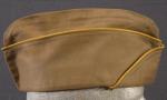 WWII Khaki Cavalry Garrison Cap Size 7 1/8