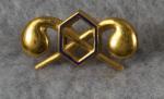 WWII Chemical Officer Collar Insignia AE Co