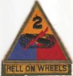 WWII 2nd Armored Division Patch