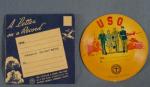 WWII USO Letter on Record 