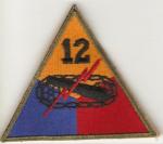 WWII 12th Armored Patch