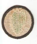 WWII 24th Infantry Division Patch White Back