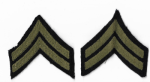 WWII Army Corporal Rank Set