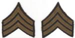 WWII Army Sergeant Chevrons