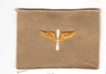 WWII AAF Officer's Winged Prop Collar Insignia 