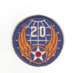 WWII 20th AAF Patch Variant