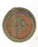 WWII Patch 44th Division Green Back