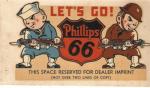 WWII Let's Go! Phillips 66 Transfer Decal
