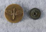 WWII AAF Collar Disc Screw Back