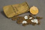 WWII era Army Service Button Bag