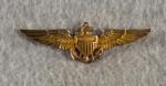 WWII USN Navy Pilot Wing Badge H&H