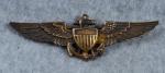 WWII USN Navy Pilot Wing Badge H&H