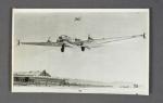 WWII Press Photo B-17 Landing