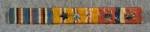 WWII USN Navy USMC Ribbon Bar 3 Place Pacific