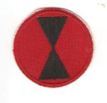 WWII 7th Infantry Division Patch Variant