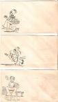 Navy USN Humor Envelope 1930's Three Different